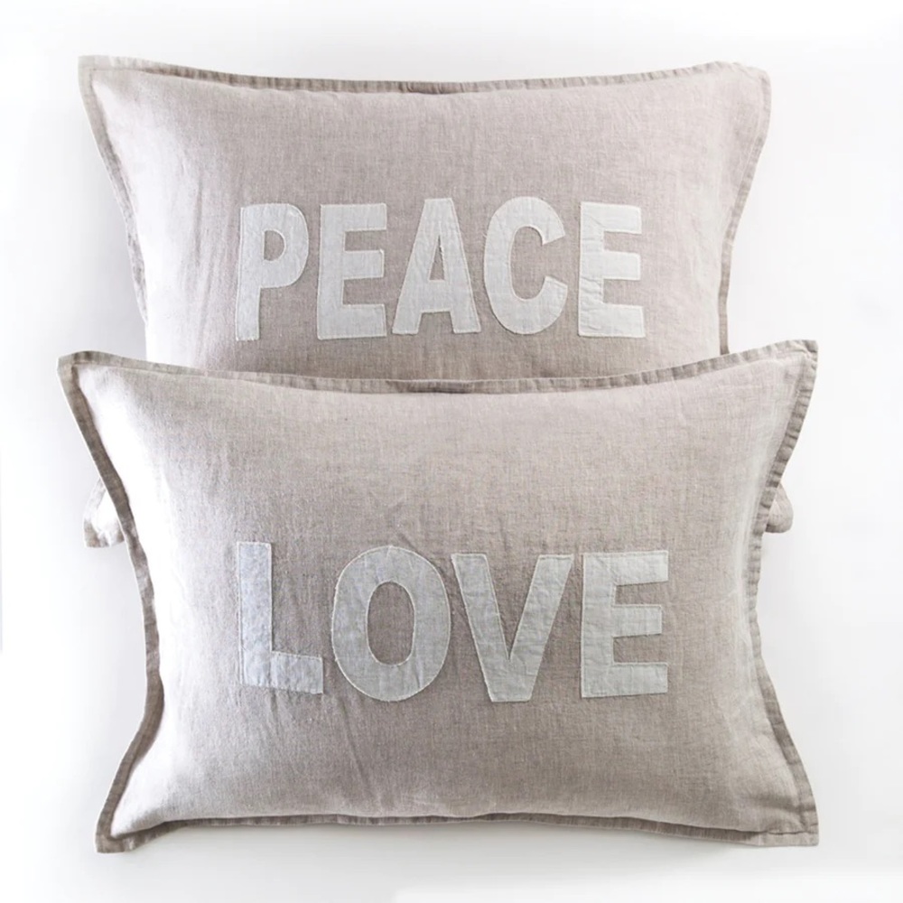 Peace and Love Pillow Sham Set from Spring 2023 Jilly Box